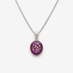 Classic Oval Cremation Ashes Memorial Necklace