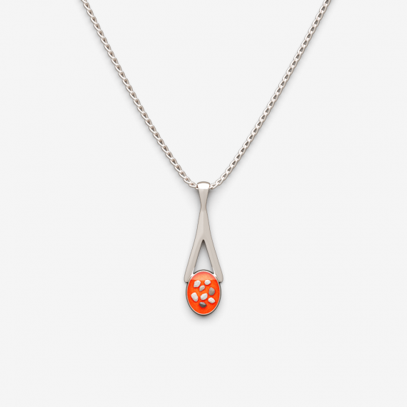 Paw Print Ashes Necklace | Prefect Pet Ashes Keepsake