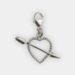 Cupids Arrow With Heart Charm