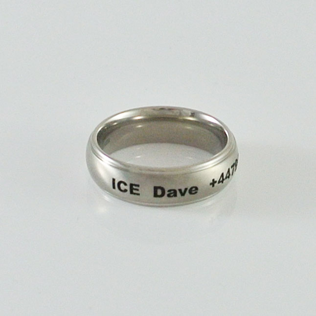 Titanium – Shoulder Cut Dome Profile Ring