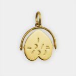 Spinning I Love You Heart Charm