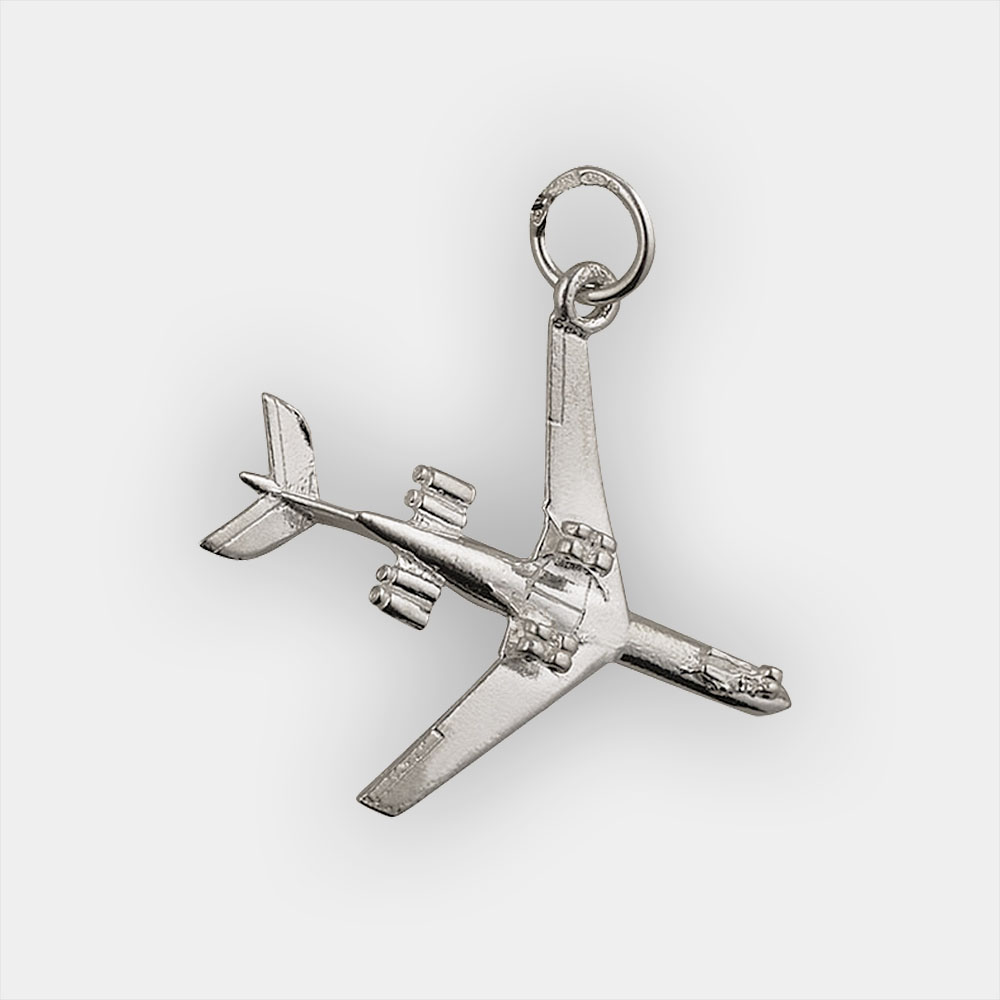 Sterling Silver Aeroplane Charm