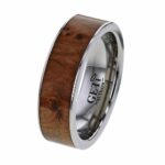 'True Love' Thuya Wood Titanium Ring