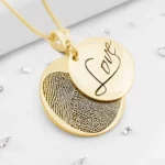 ‘Love is Love’ Fingerprint Necklace