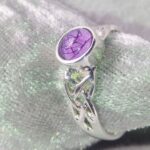 Celtic Memorial Ring - Amethyst