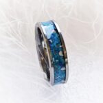 Memorial Tungsten Carbide Ring 6mm - Pacific Blue