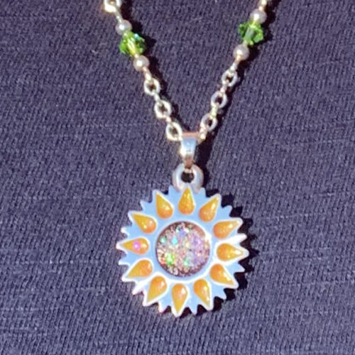 Comforting Sunflower Pendant