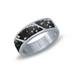 Sterling Silver Men's Triple Devotion Ring