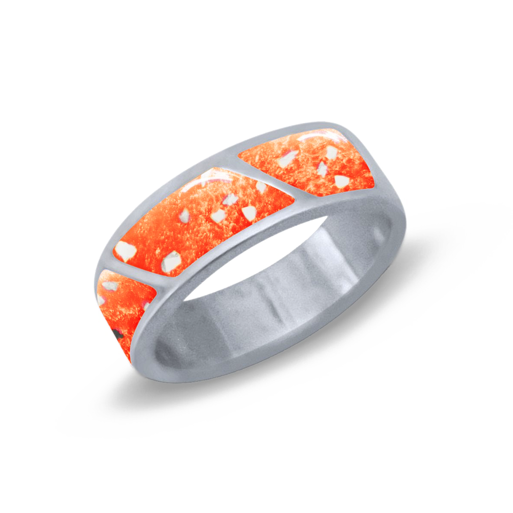 Sterling Silver Men's Triple Devotion Ring