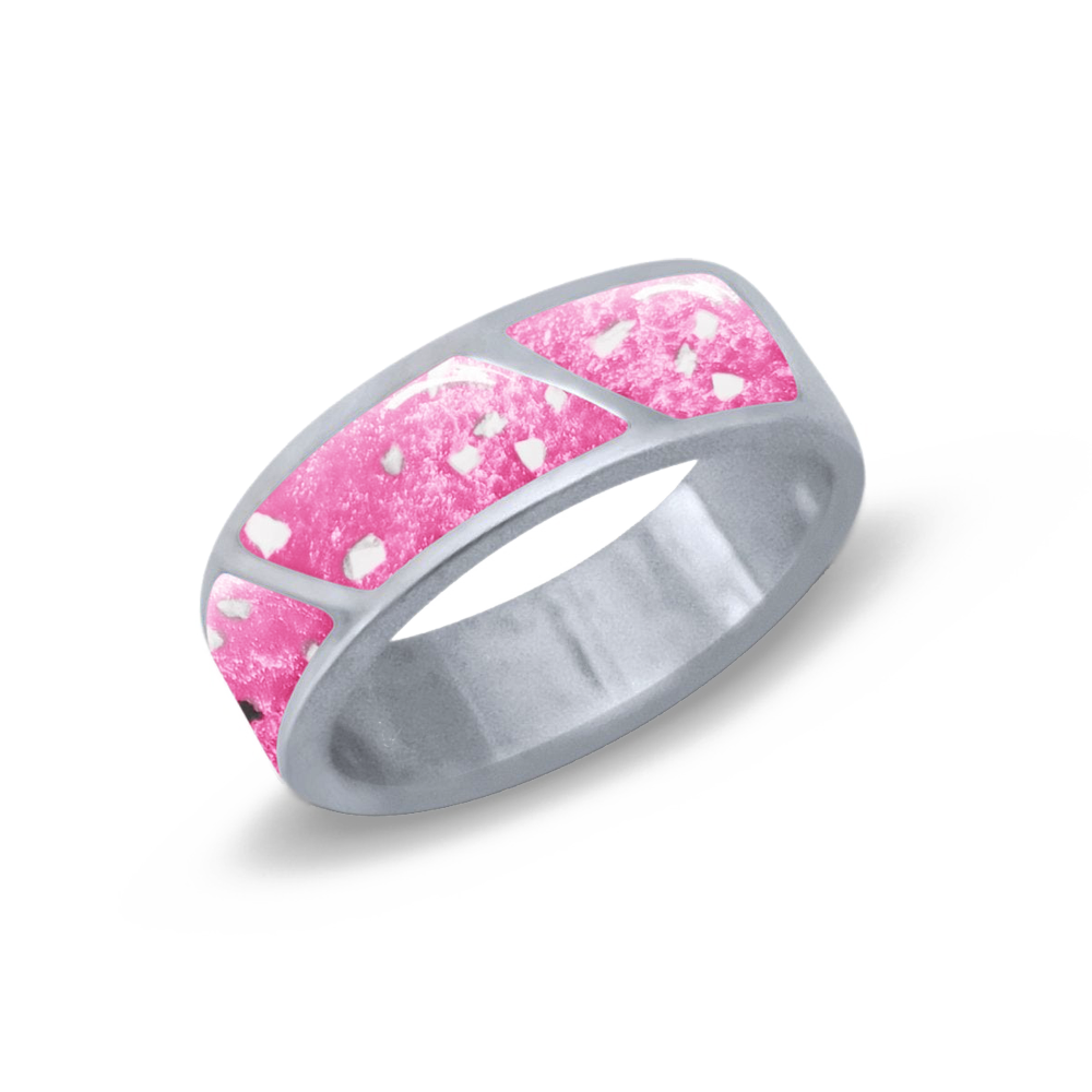 Sterling Silver Men's Triple Devotion Ring