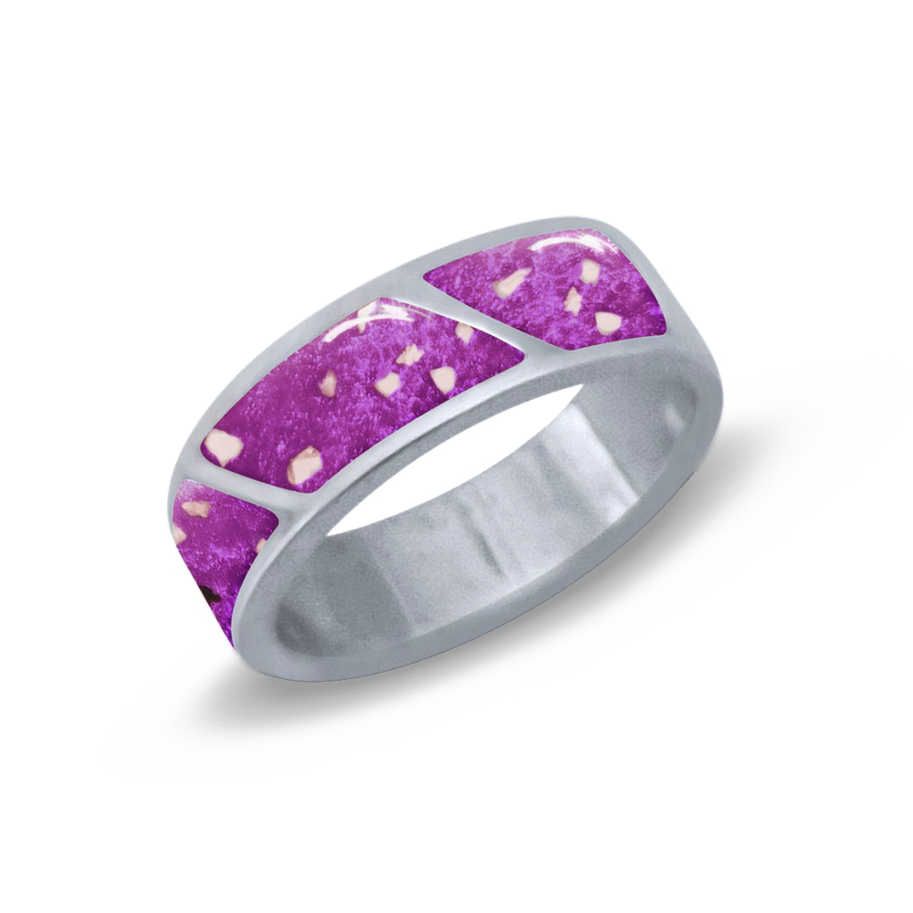 Sterling Silver Men's Triple Devotion Ring