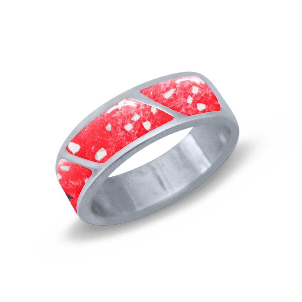 Sterling Silver Men's Triple Devotion Ring