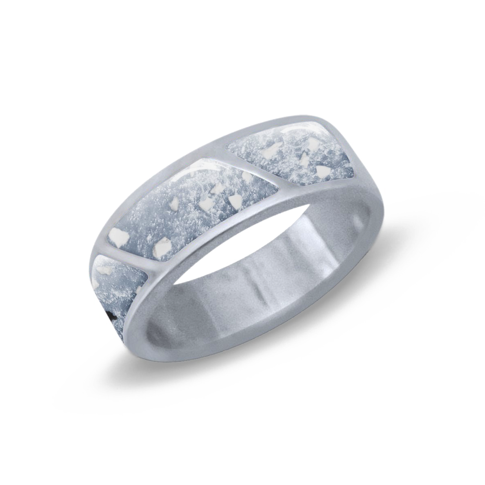 Sterling Silver Men's Triple Devotion Ring