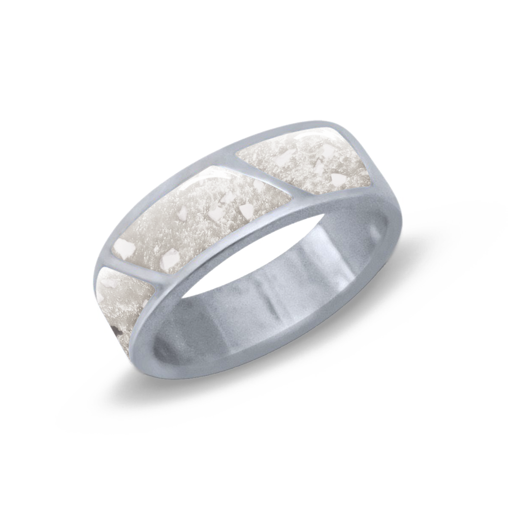 Sterling Silver Men's Triple Devotion Ring