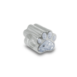 Memorial Pet Paw Charm Bead for Cremation Ashes or Hair