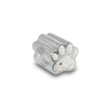 Memorial Pet Paw Charm Bead for Cremation Ashes or Hair