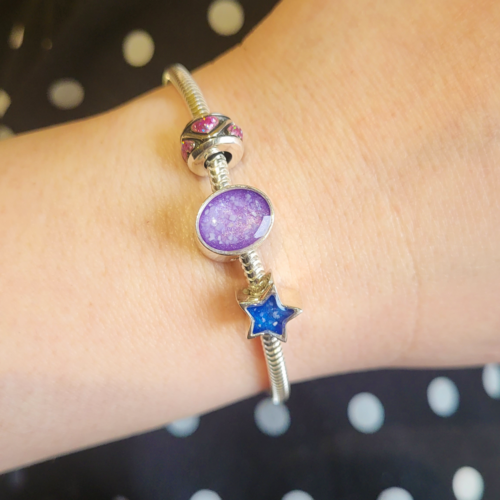 Reflection Bracelet, Sterling Silver Snake Chain Bracelet