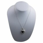 Silver Handmade Plain Heart Memorial Urn Locket. 30x28mm