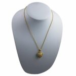 9ct Gold Handmade Embossed Heart Memorial Urn Locket. 25x22mm