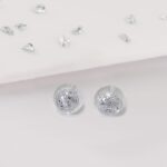 Crystarosin Round Stud Earrings