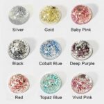 Crystarosin Round Stud Earrings