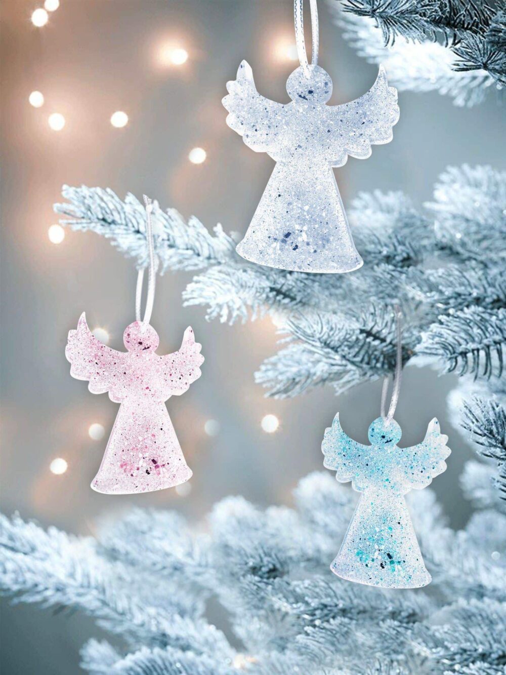 Angel Tree Decoration Infused With Ashes