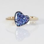 Crystallure Heart Memorial Ring for Ashes